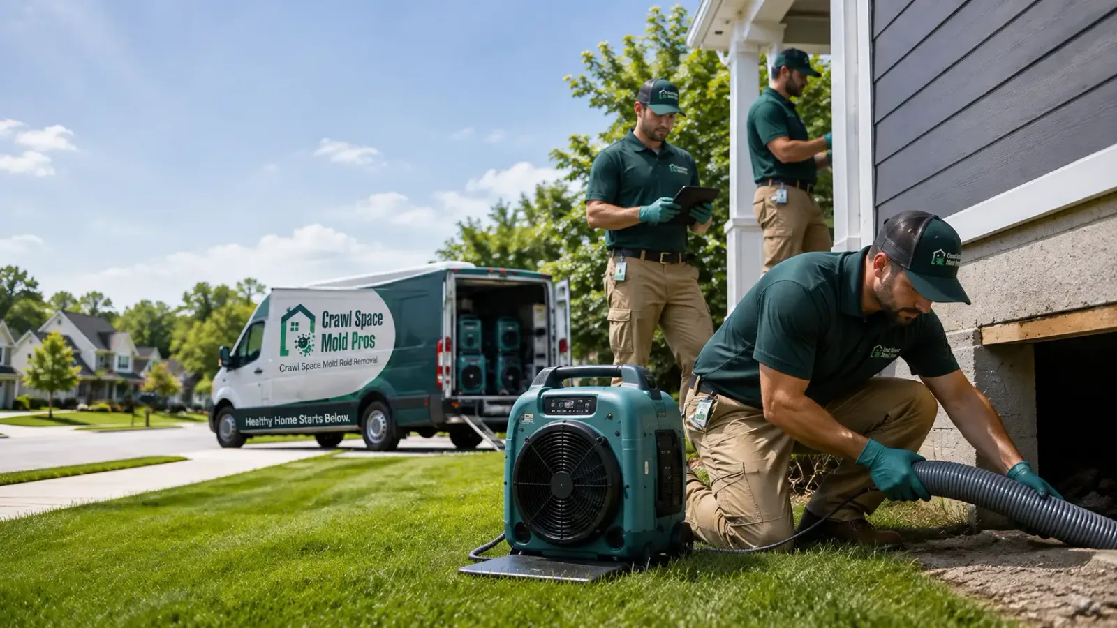 Crawl Space Mold Removal in Chesapeake, OH